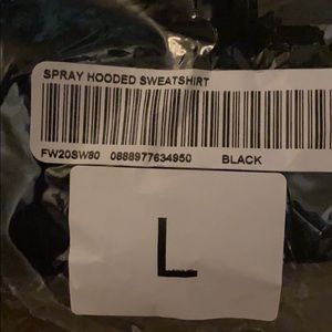 Supreme spray hooded sweatshirt